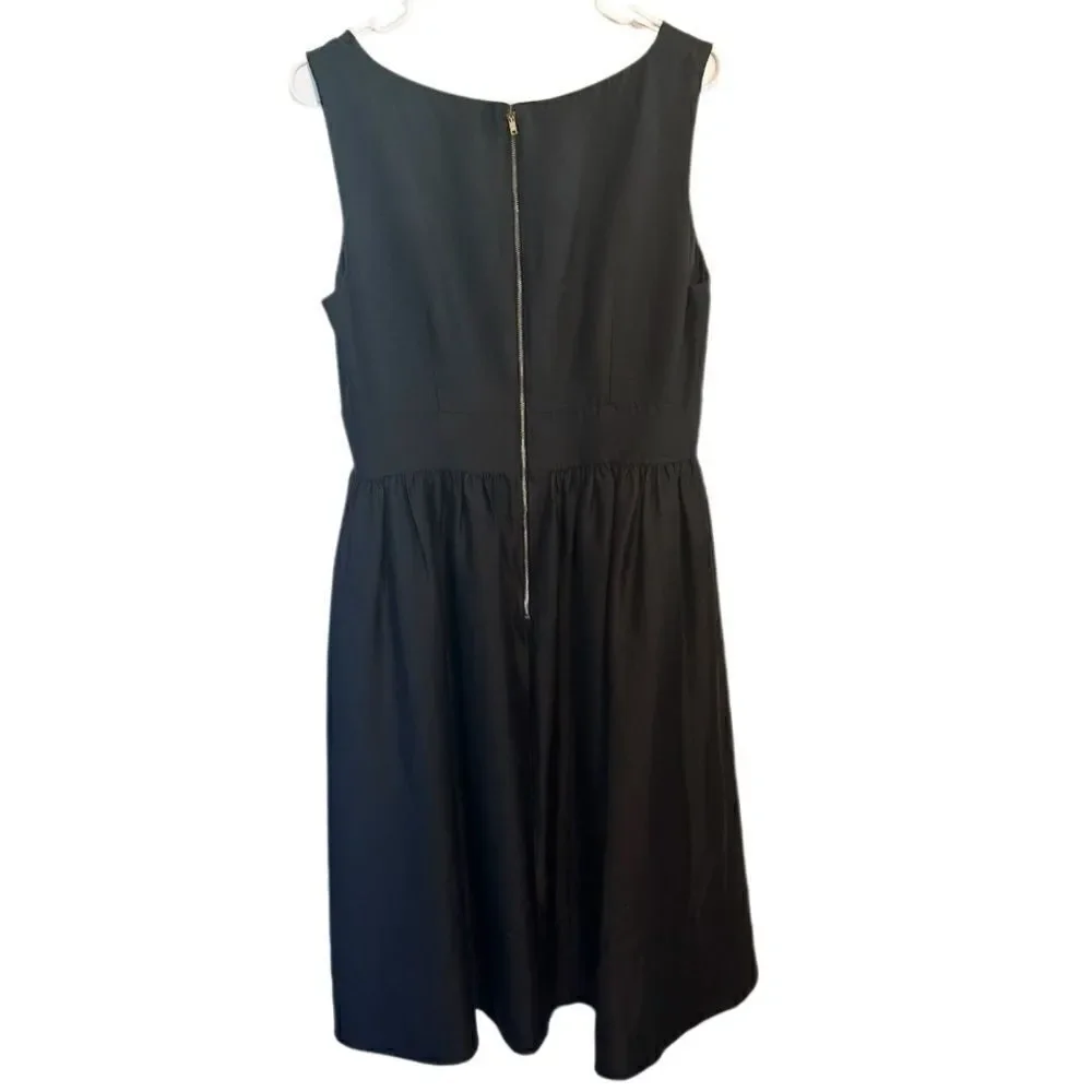 Kate Spade- Women’s Noir Black Heritage Tank Dress, Size 10